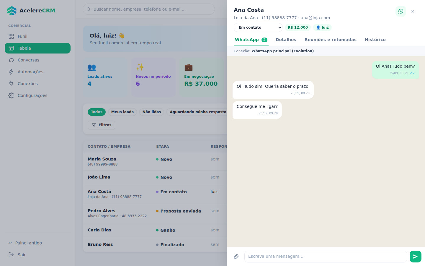Acelere CRM