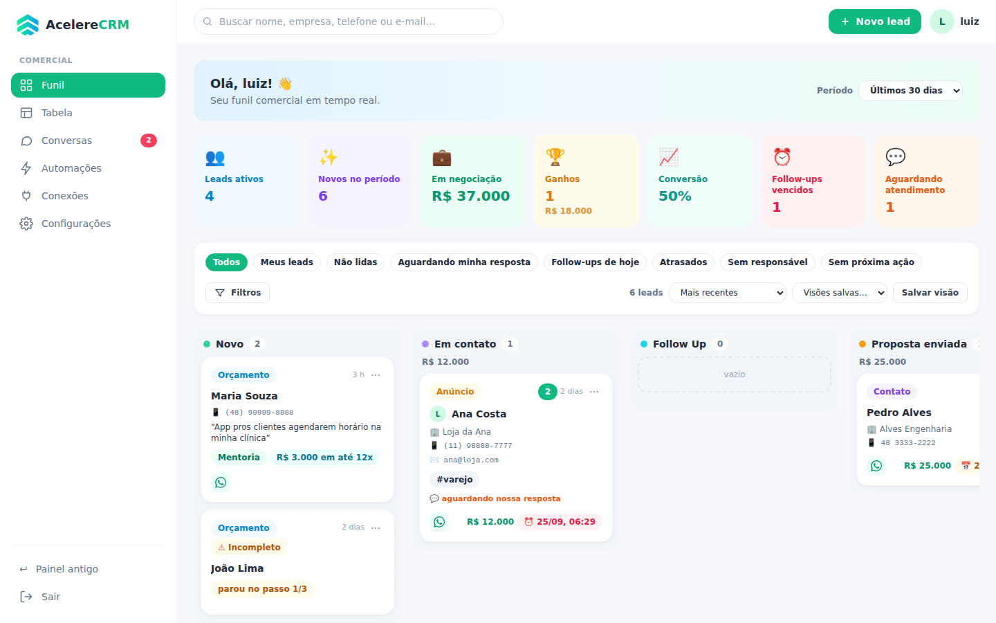 Acelere CRM